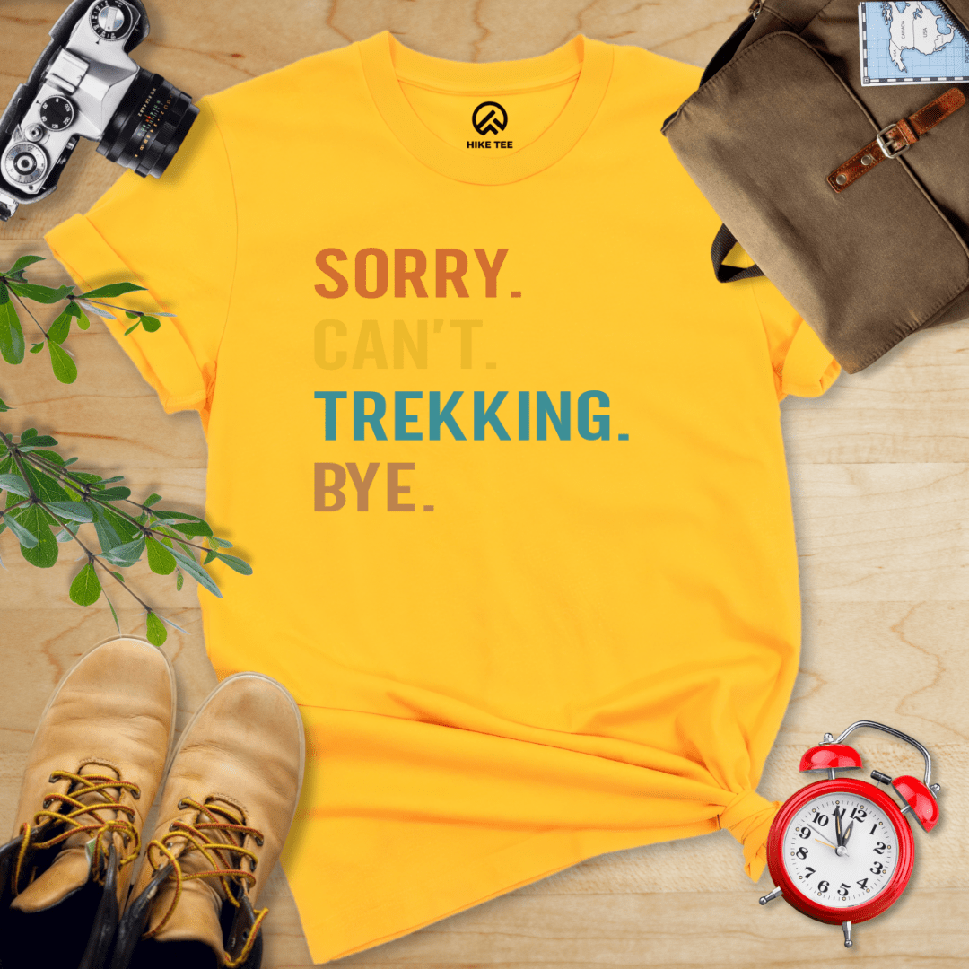 Hike Tee T-Shirt Gold / S Sorry, Trekking, Bye Shirt