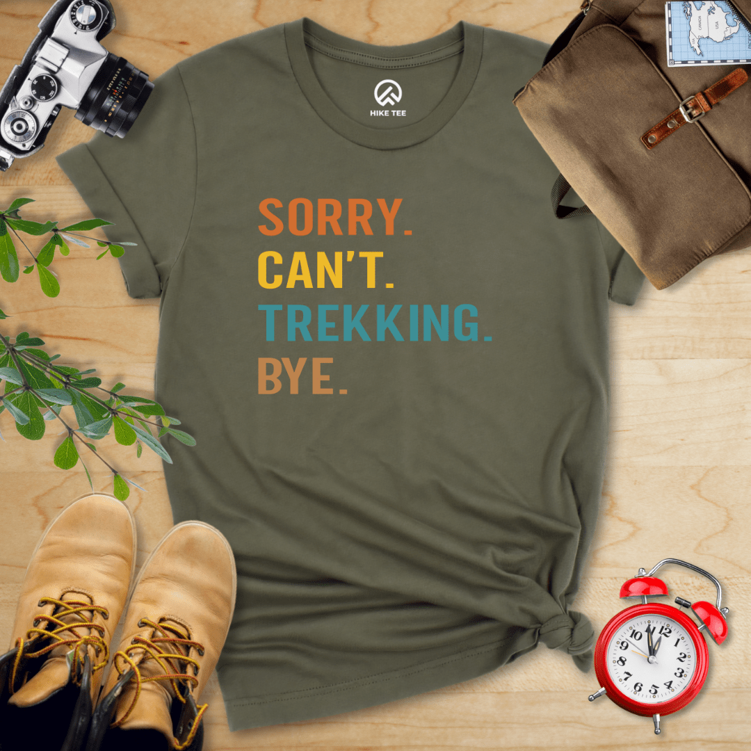 Hike Tee T-Shirt Military Green / S Sorry, Trekking, Bye Shirt