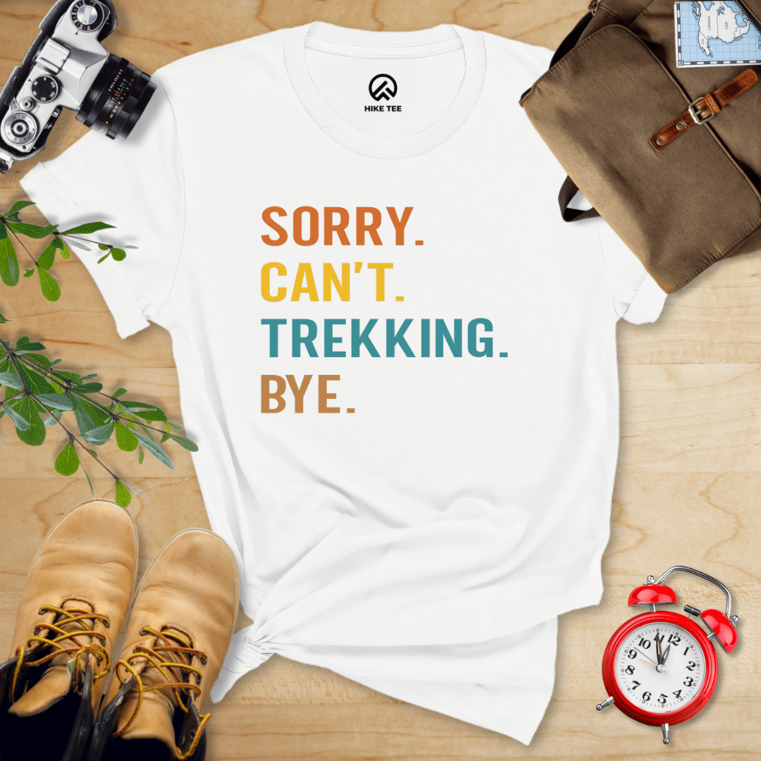 Hike Tee T-Shirt White / S Sorry, Trekking, Bye Shirt