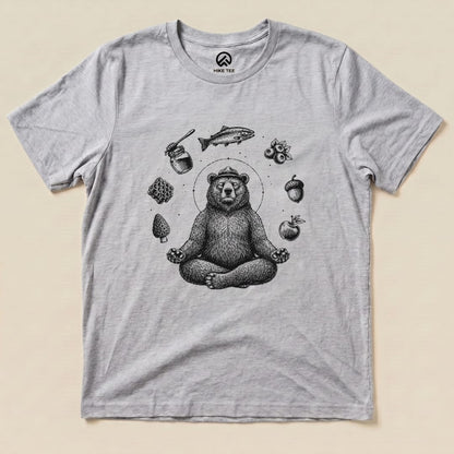 Spiritual Bear Shirt Hike Tee T-Shirt Athletic Heather / S
