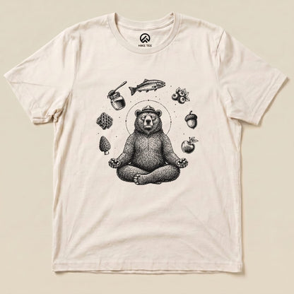 Spiritual Bear Shirt Hike Tee T-Shirt Natural / S