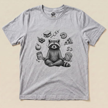Spiritual Raccoon Shirt Hike Tee T-Shirt Athletic Heather / S