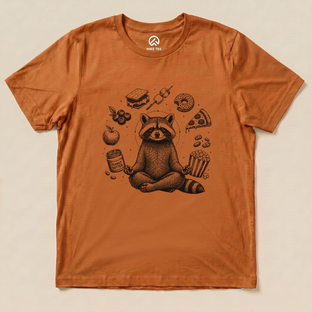 Spiritual Raccoon Shirt Hike Tee T-Shirt Autumn / S