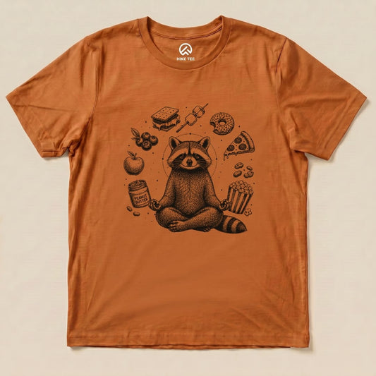 Spiritual Raccoon Shirt Hike Tee T-Shirt Autumn / S
