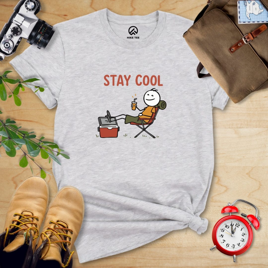 Hike Tee T-Shirt Athletic Heather / S Stay Cool Shirt