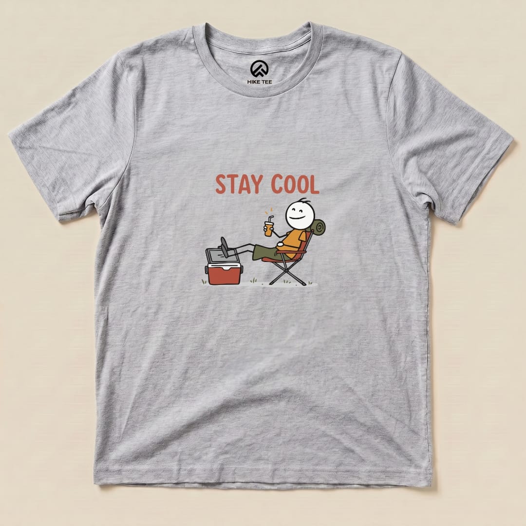 Stay Cool Shirt Hike Tee T-Shirt Athletic Heather / S
