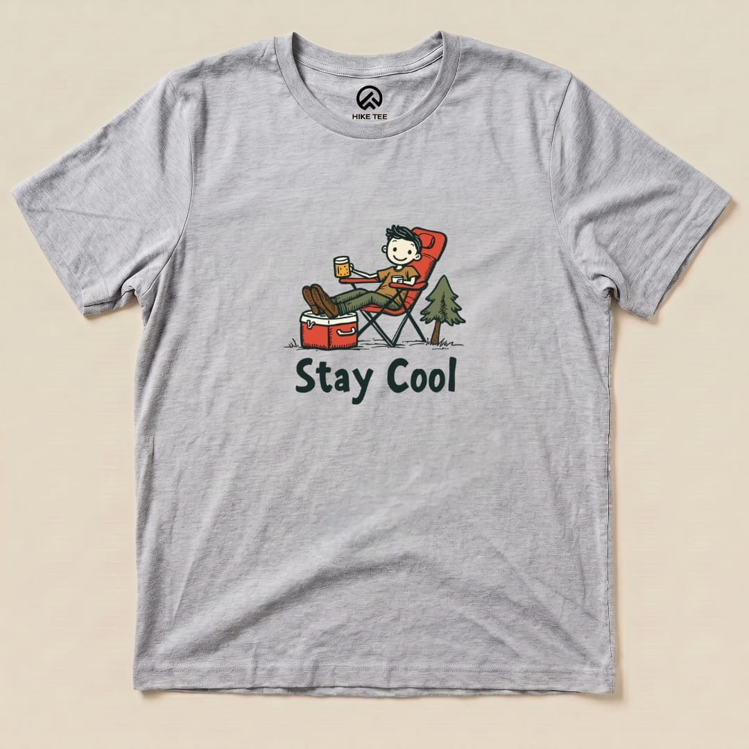 Stay Cool Shirt Hike Tee T-Shirt Athletic Heather / S
