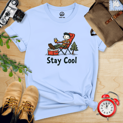 Hike Tee T-Shirt Baby Blue / S Stay Cool Shirt