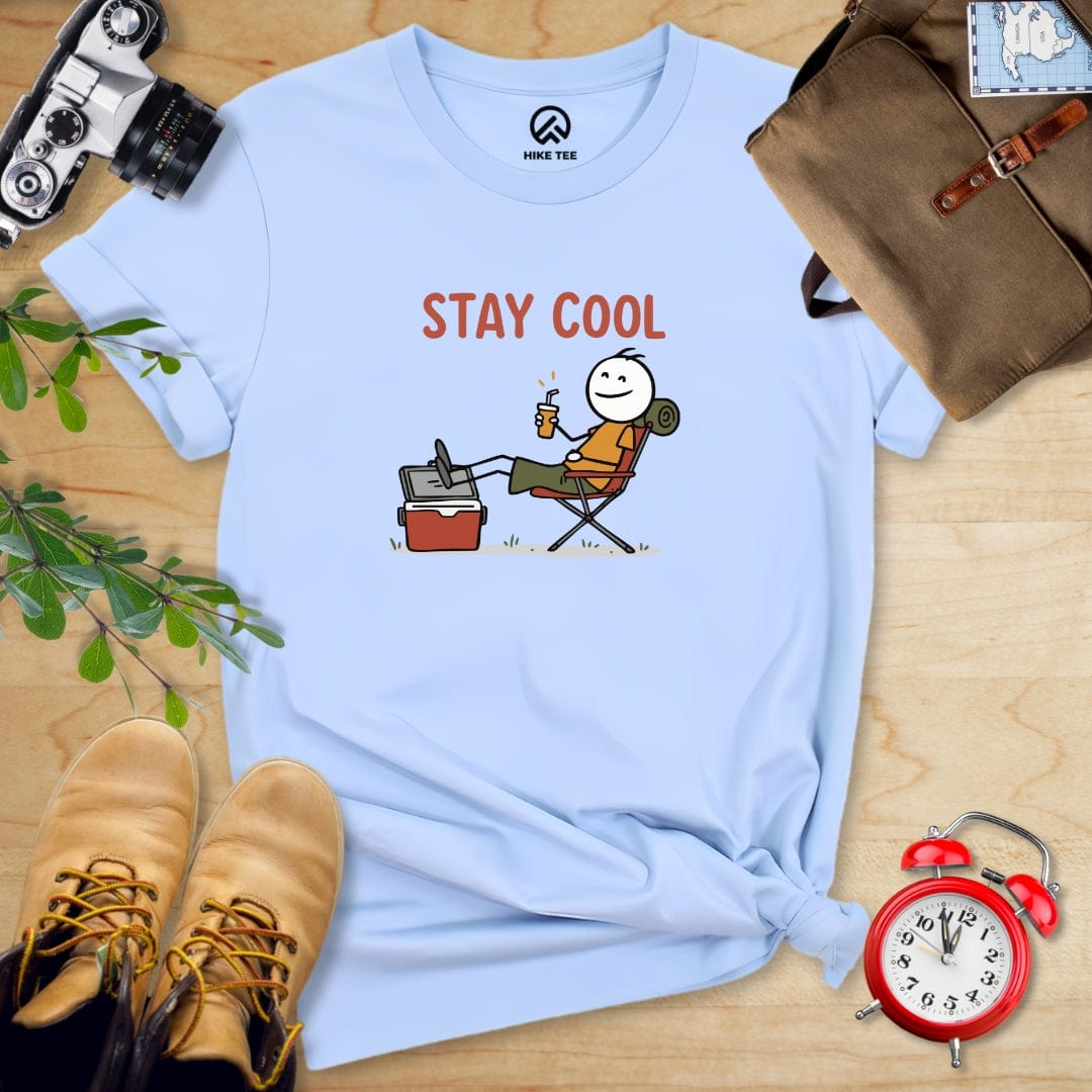 Hike Tee T-Shirt Baby Blue / S Stay Cool Shirt