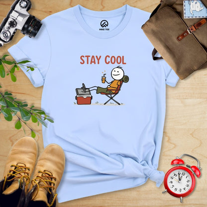 Hike Tee T-Shirt Baby Blue / S Stay Cool Shirt