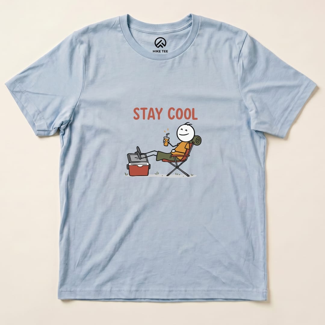 Stay Cool Shirt Hike Tee T-Shirt Baby Blue / S