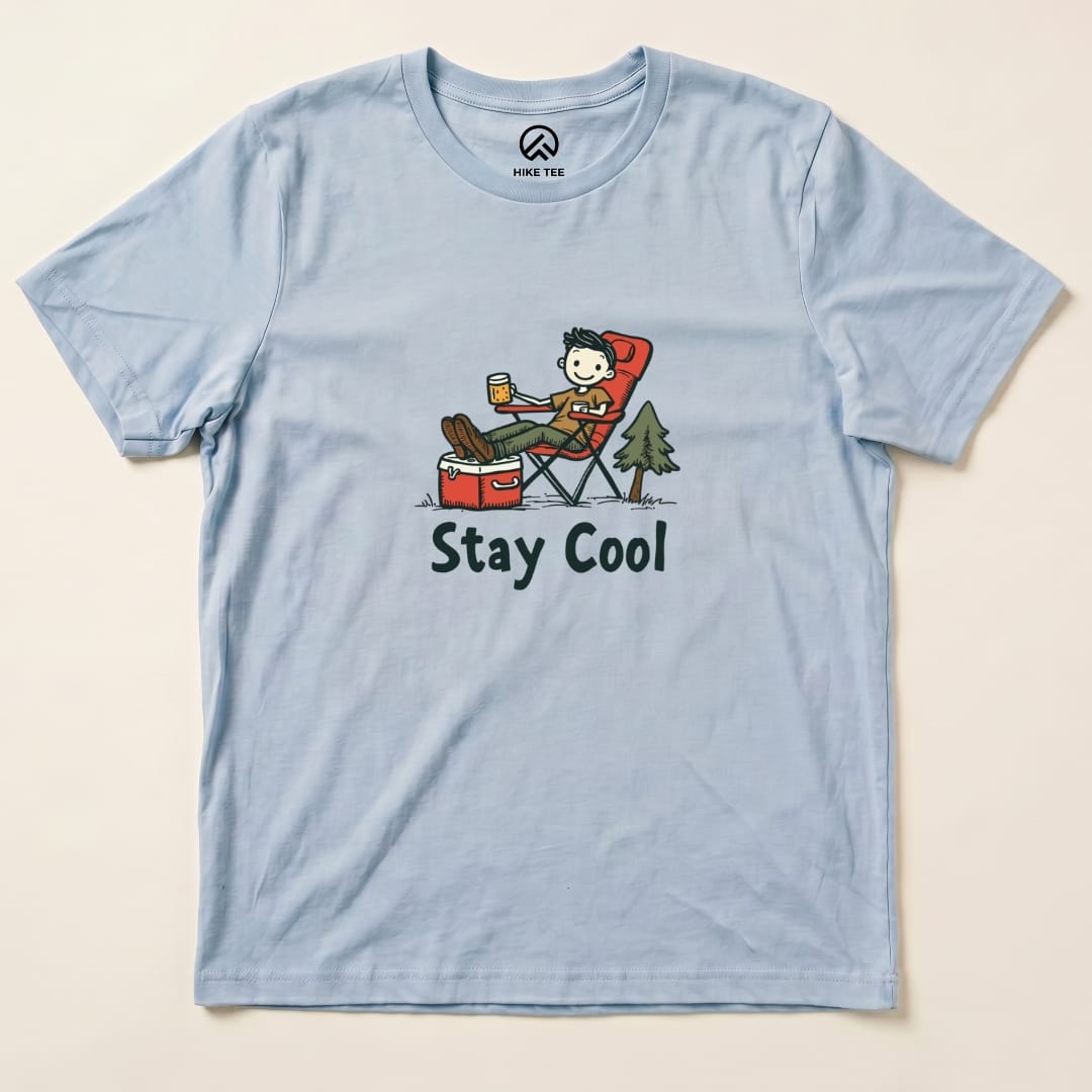 Stay Cool Shirt Hike Tee T-Shirt Baby Blue / S