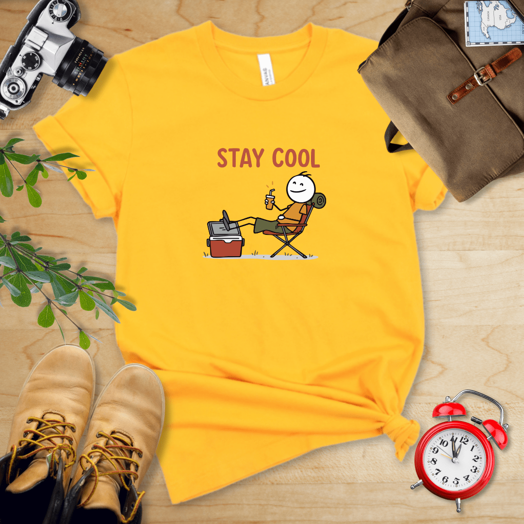 Hike Tee T-Shirt Gold / S Stay Cool Shirt