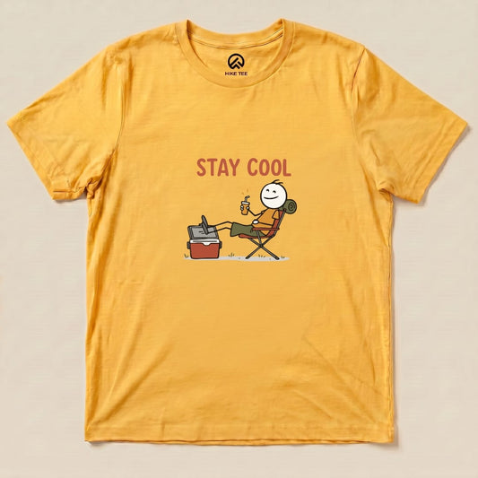 Stay Cool Shirt Hike Tee T-Shirt Gold / S