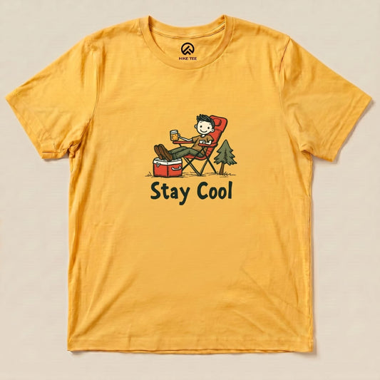 Stay Cool Shirt Hike Tee T-Shirt Gold / S