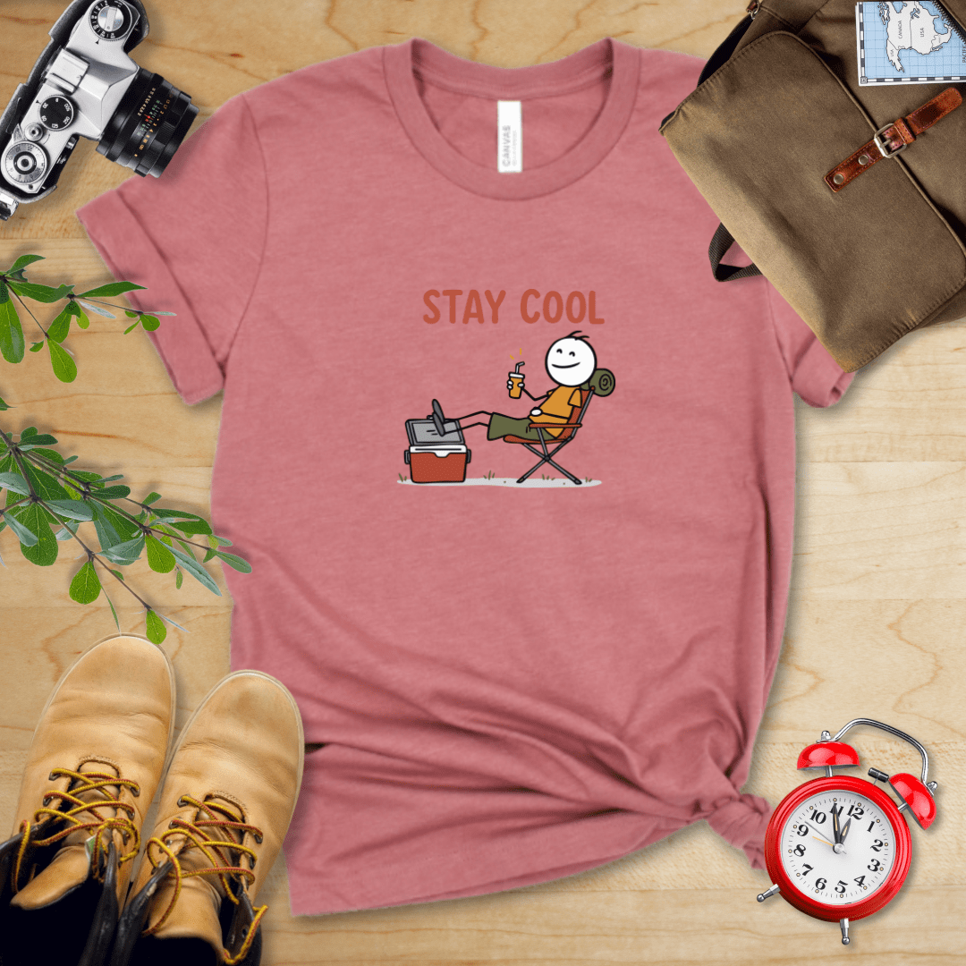 Hike Tee T-Shirt Heather Mauve / S Stay Cool Shirt