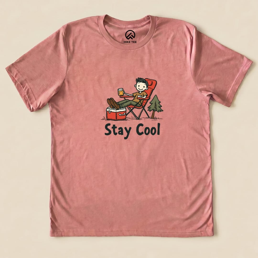 Stay Cool Shirt Hike Tee T-Shirt Heather Mauve / S