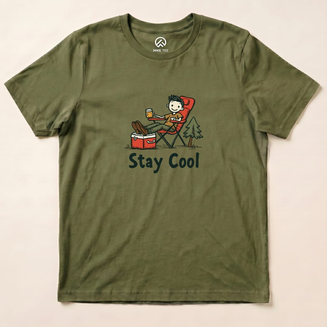 Stay Cool Shirt Hike Tee T-Shirt Military Green / S