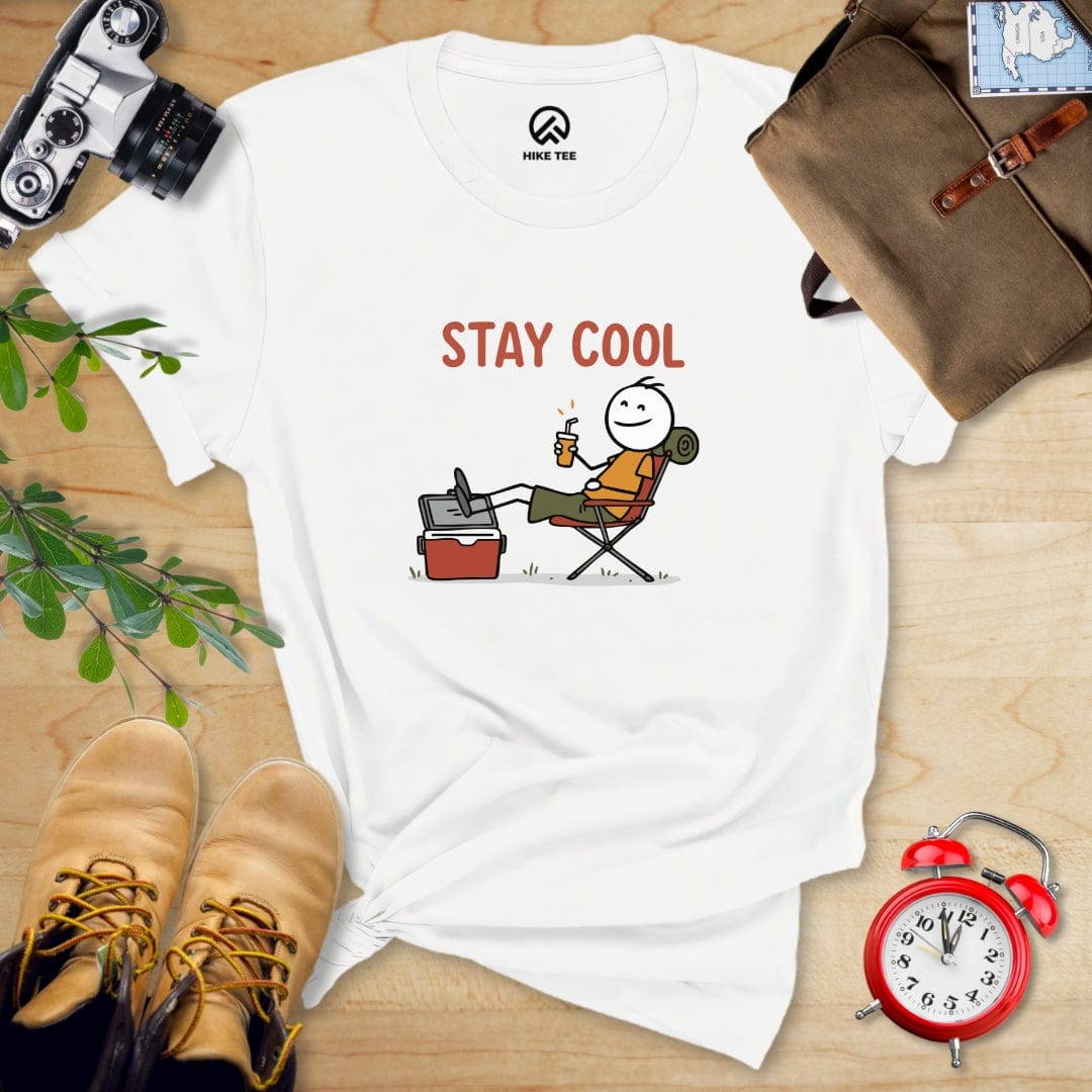 Hike Tee T-Shirt White / S Stay Cool Shirt