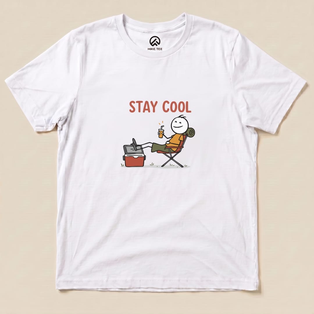 Stay Cool Shirt Hike Tee T-Shirt White / S