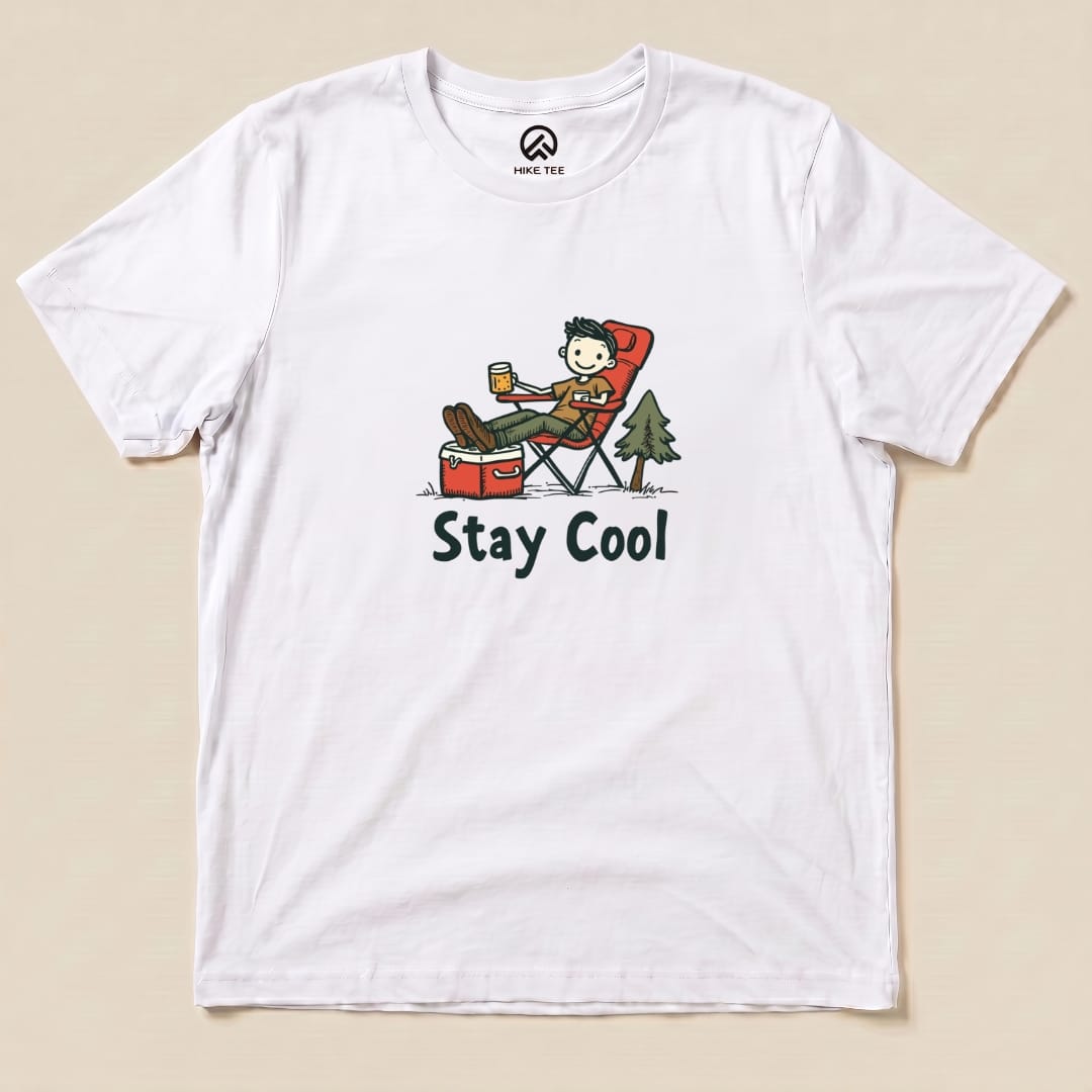 Stay Cool Shirt Hike Tee T-Shirt White / S