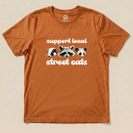 Street Cats Raccon Possum Shirt Hike Tee T-Shirt Autumn / S