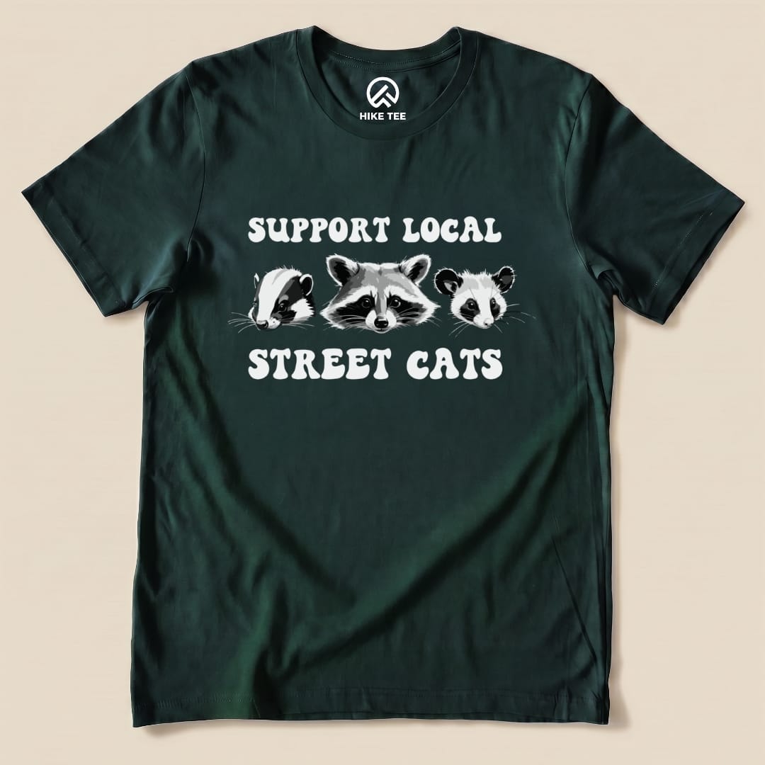 Street Cats Shirt Hike Tee T-Shirt Forest / S