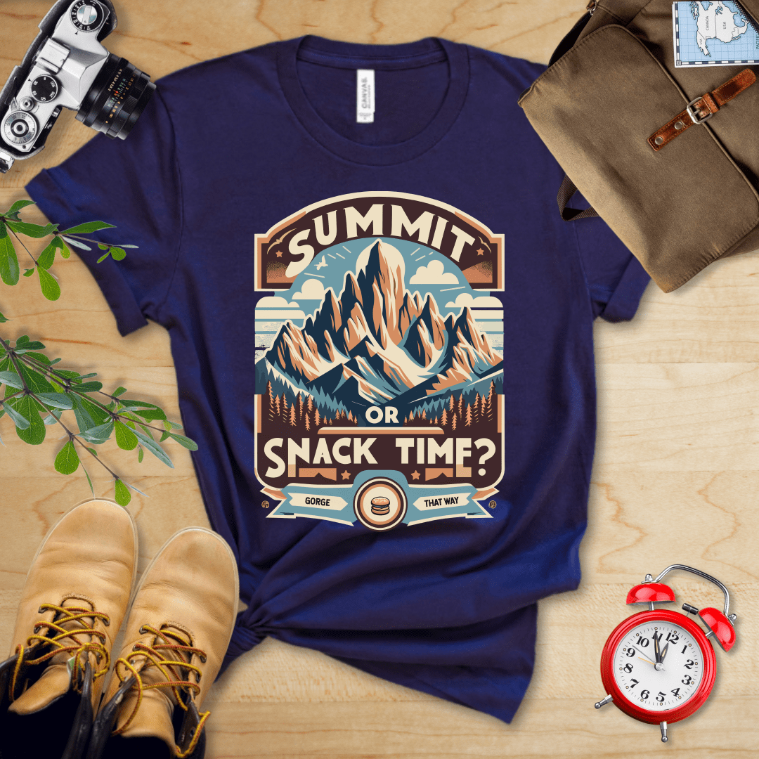 Printify T-Shirt Summit Or Snack Time Shirt