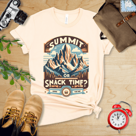 Printify T-Shirt Summit Or Snack Time Shirt