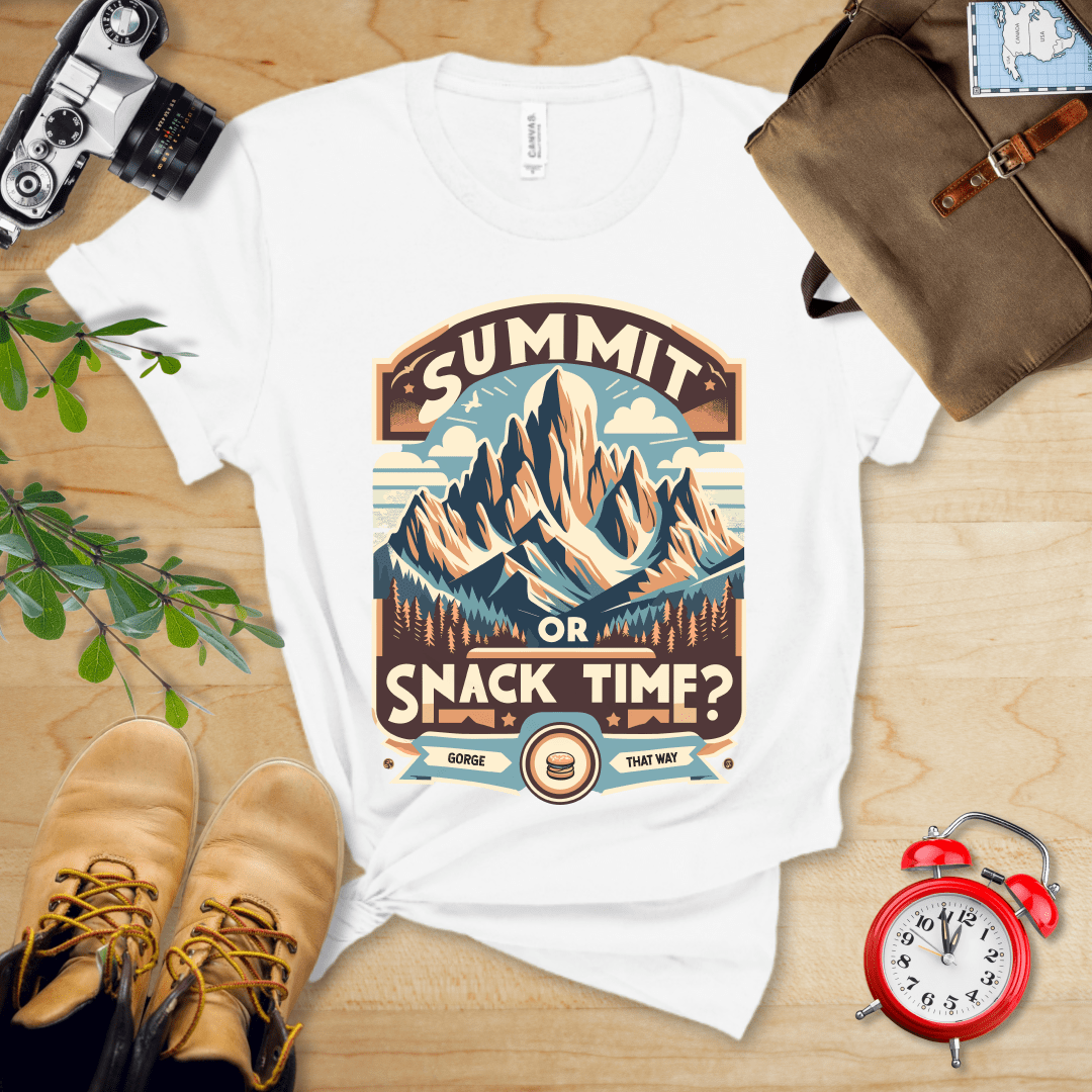 Printify T-Shirt Summit Or Snack Time Shirt