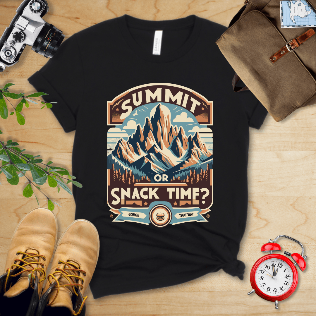 Printify T-Shirt Summit Or Snack Time Shirt