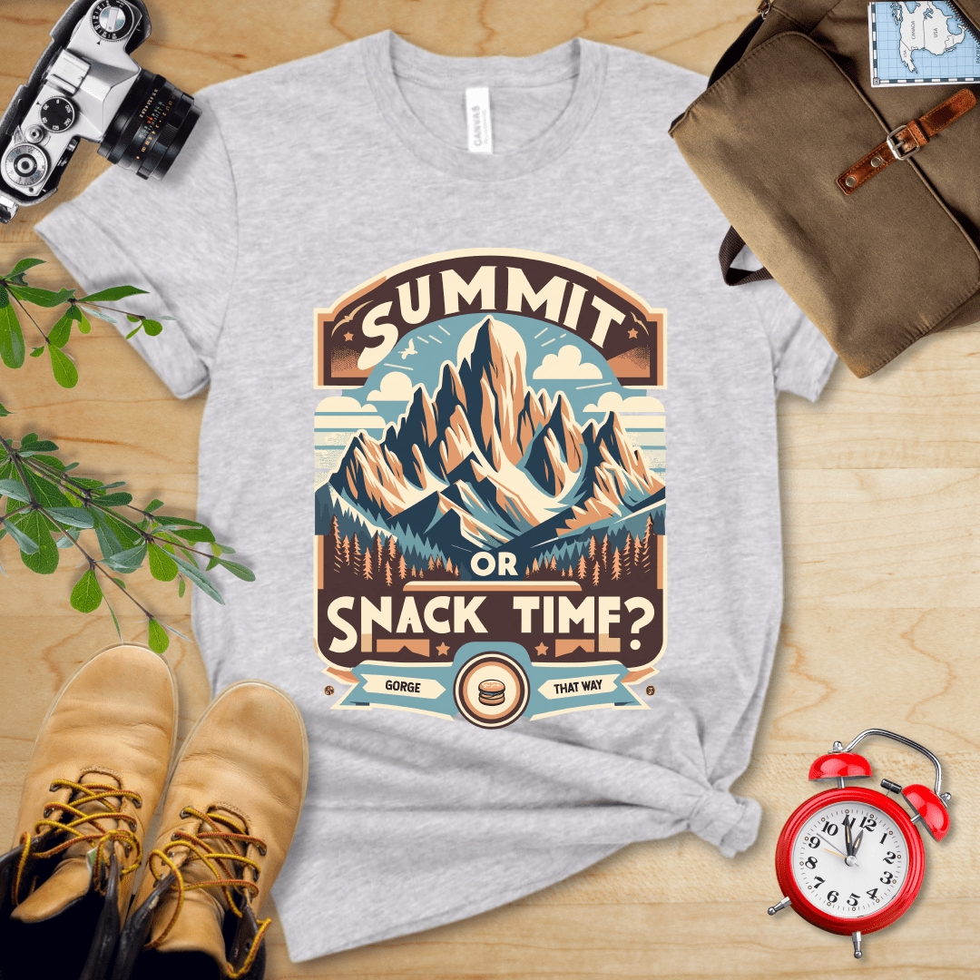 Printify T-Shirt Summit Or Snack Time Shirt