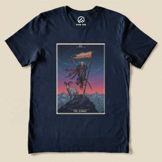 Hike Tee T-Shirt Navy / S Summit Tarrot Card Shirt