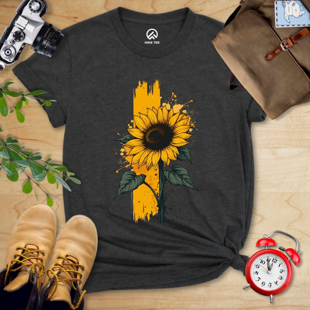 Hike Tee T-Shirt Dark Grey Heather / S Sunflower Shirt