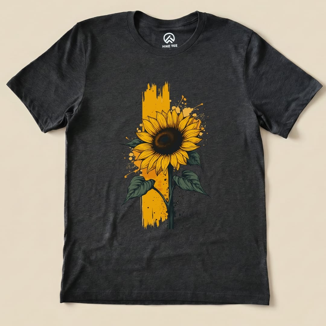 Sunflower Shirt Hike Tee T-Shirt Dark Grey Heather / S