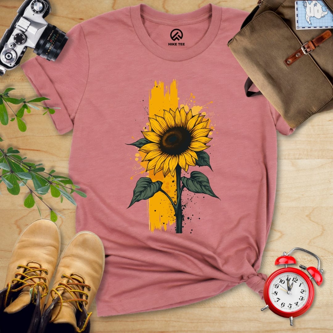Hike Tee T-Shirt Heather Mauve / S Sunflower Shirt