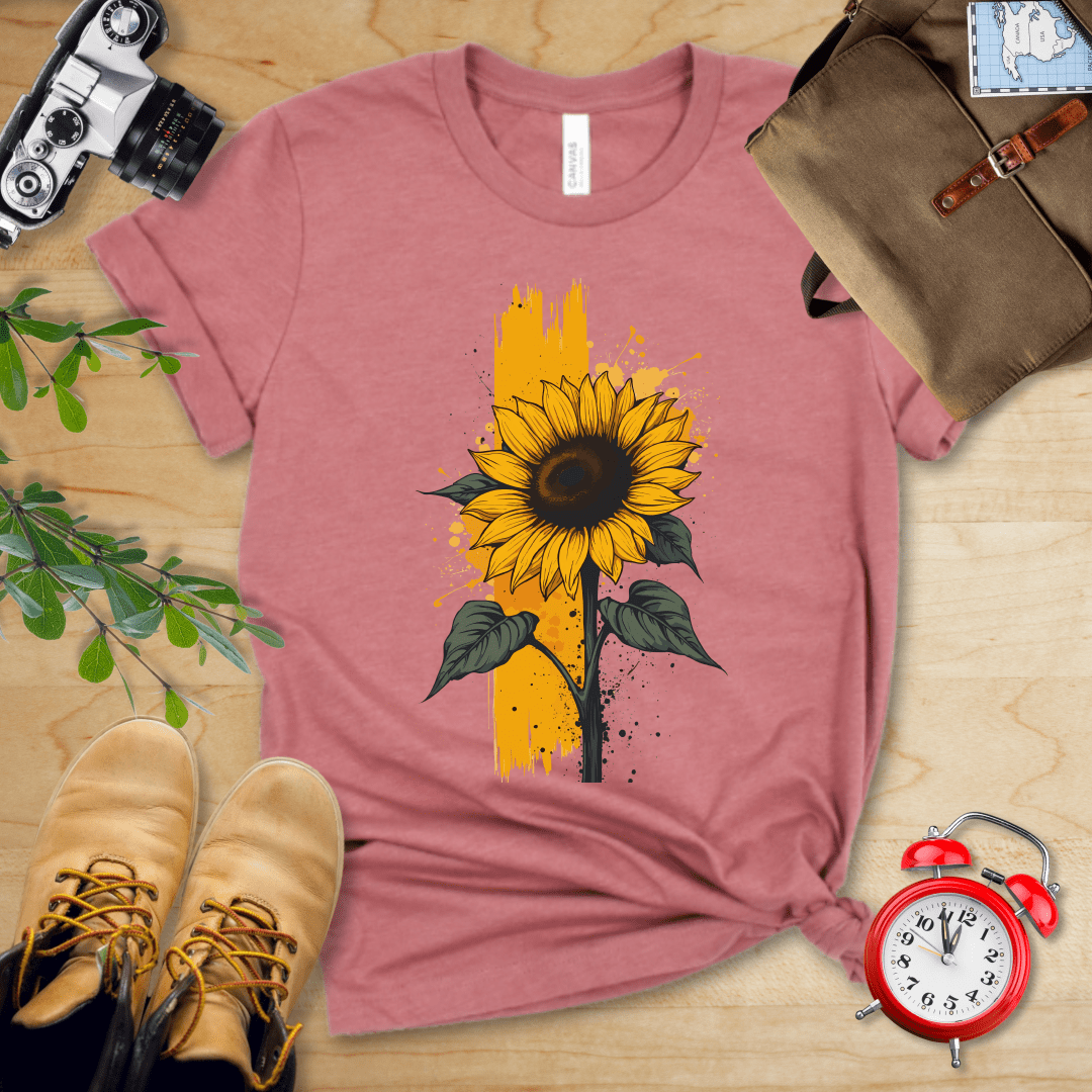 Hike Tee T-Shirt Heather Mauve / S Sunflower Shirt