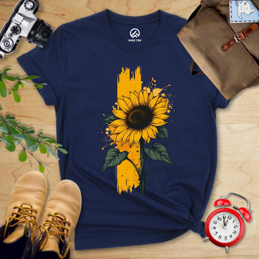 Hike Tee T-Shirt Navy / S Sunflower Shirt