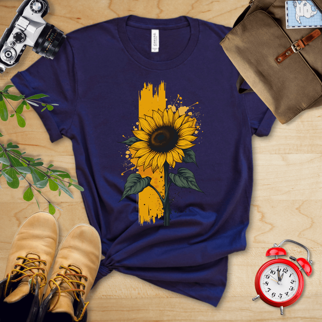 Hike Tee T-Shirt Navy / S Sunflower Shirt