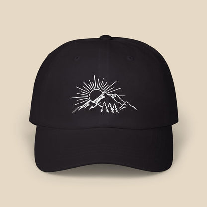 Sunset Cap Hike Tee Hats Black