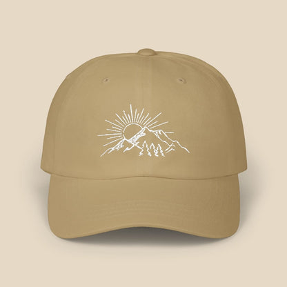Sunset Cap Hike Tee Hats Khaki