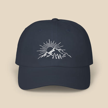 Sunset Cap Hike Tee Hats Navy