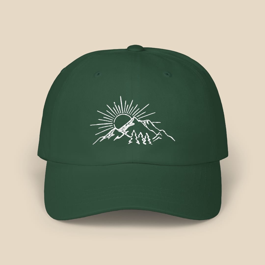 Sunset Cap Hike Tee Hats Spruce