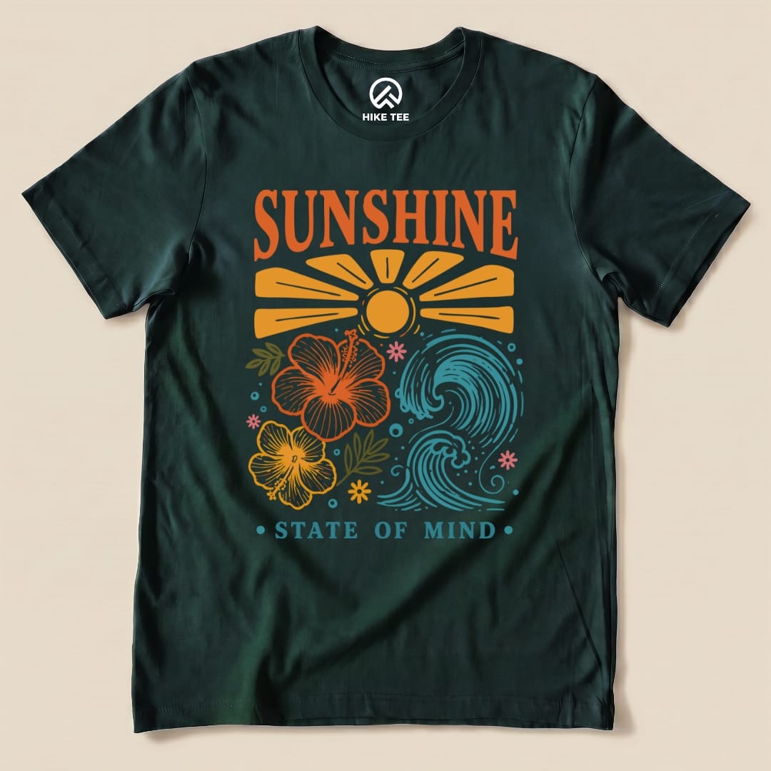 Sunshine Summer Shirt Hike Tee T-Shirt Forest / S