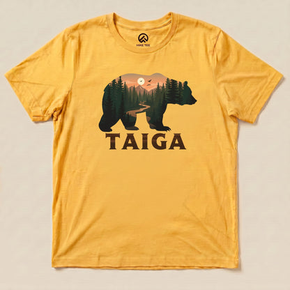 Hike Tee T-Shirt Gold / S Taiga Bear Shirt
