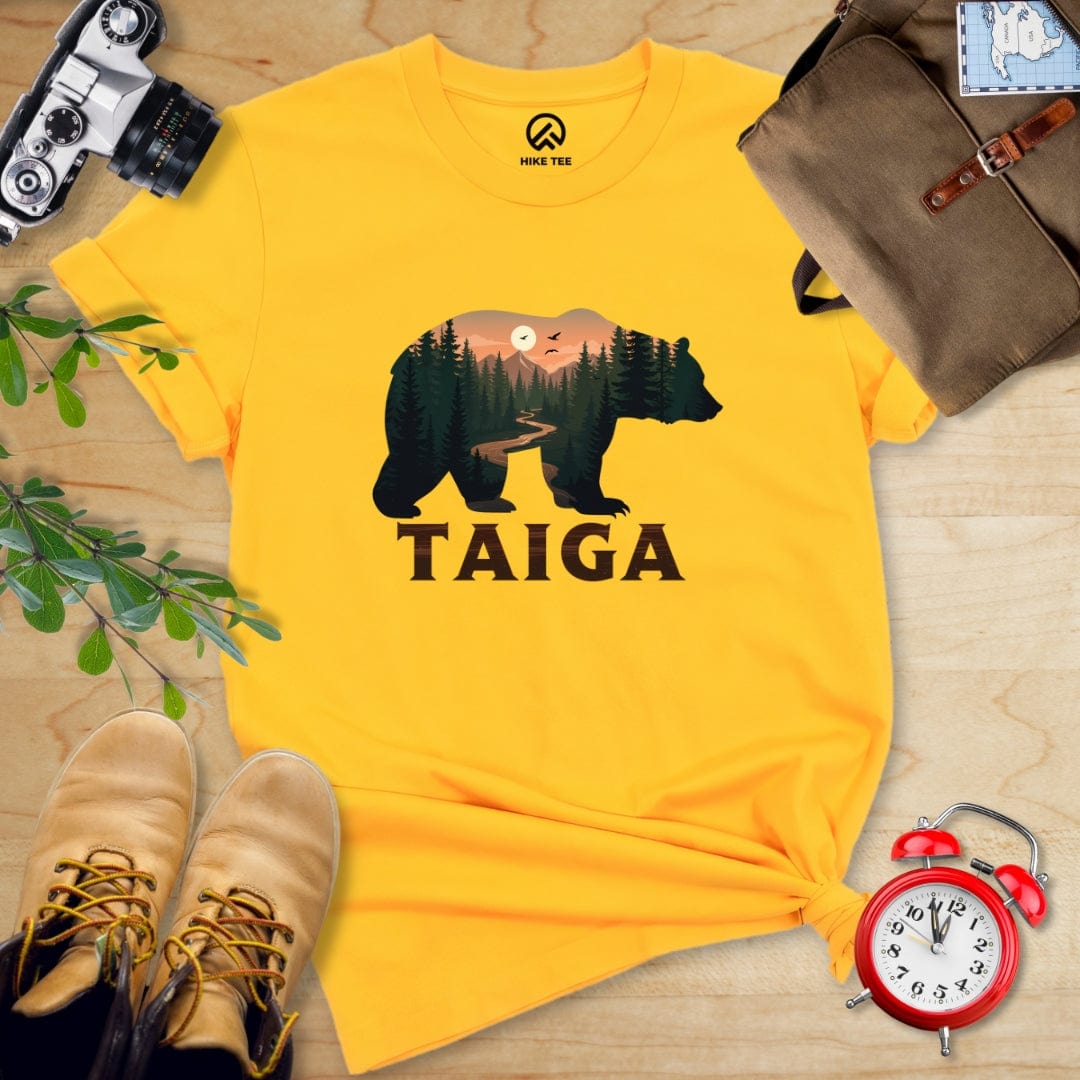 Printify T-Shirt Gold / S Taiga Shirt