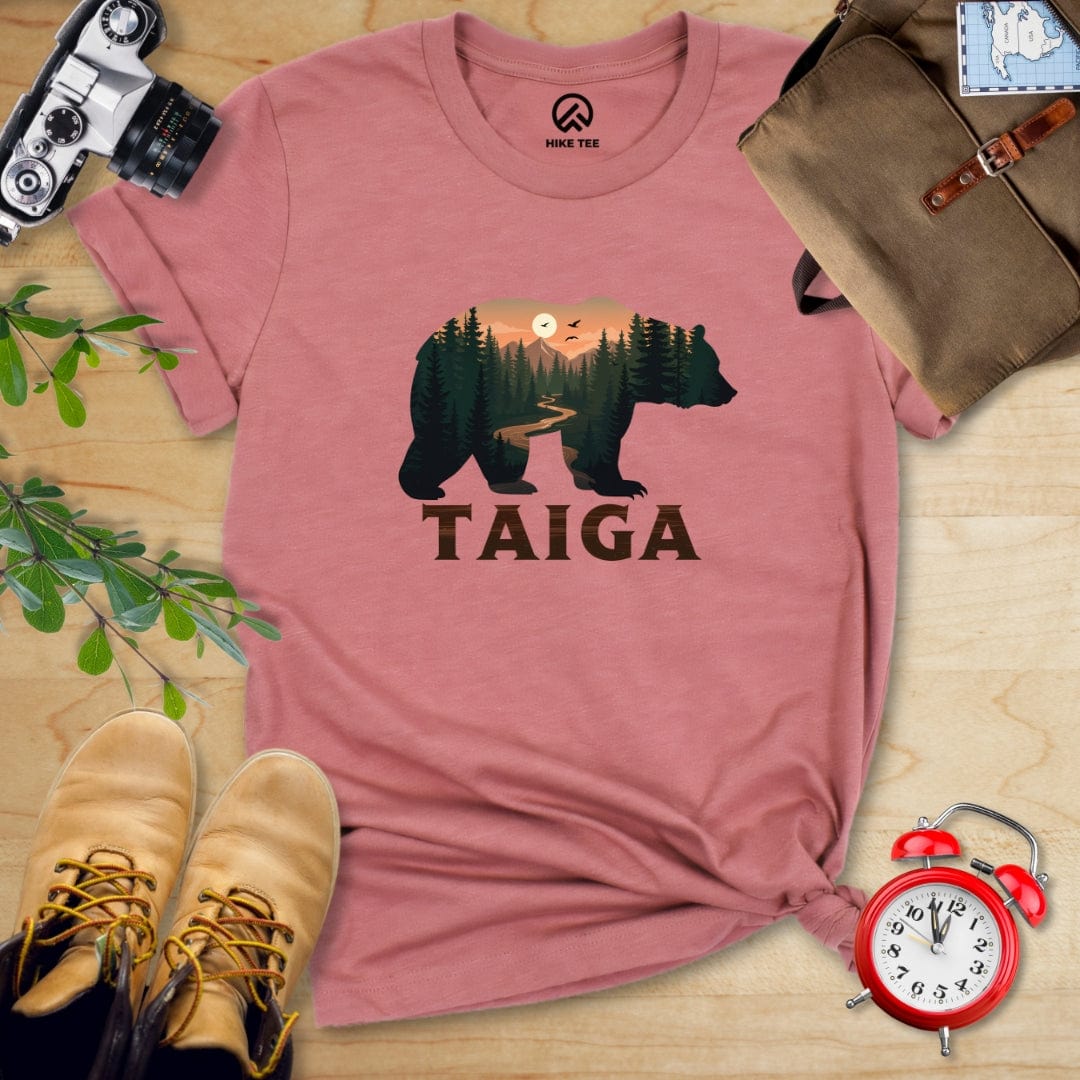 Printify T-Shirt Heather Mauve / S Taiga Shirt