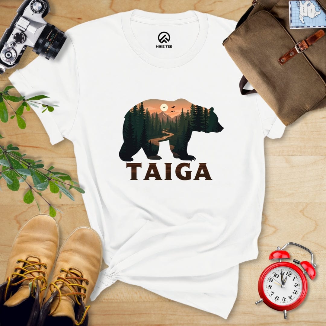 Printify T-Shirt White / S Taiga Shirt