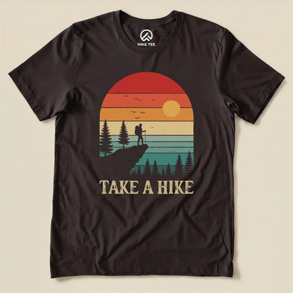 Hike Tee T-Shirt Brown / S Take a Hike Hiking Shirt