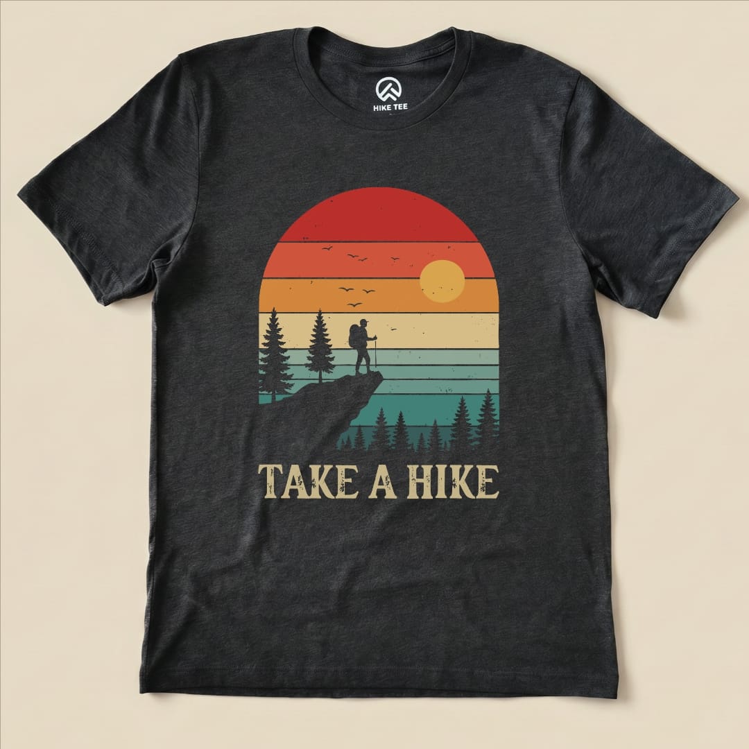 Hike Tee T-Shirt Dark Grey Heather / S Take a Hike Hiking Shirt